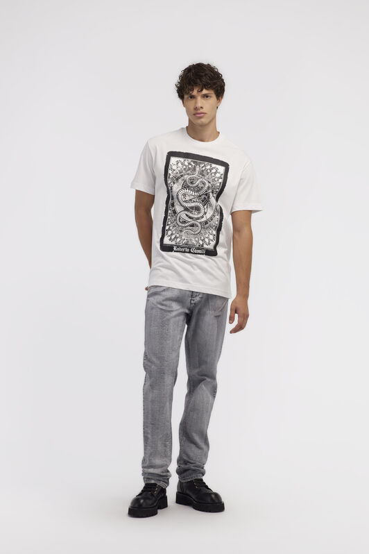 RC T-shirt with Snake print White NOT60F-JD060