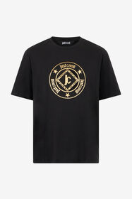 JC T-Shirt Nera con Logo BLACK RRT939-RR201