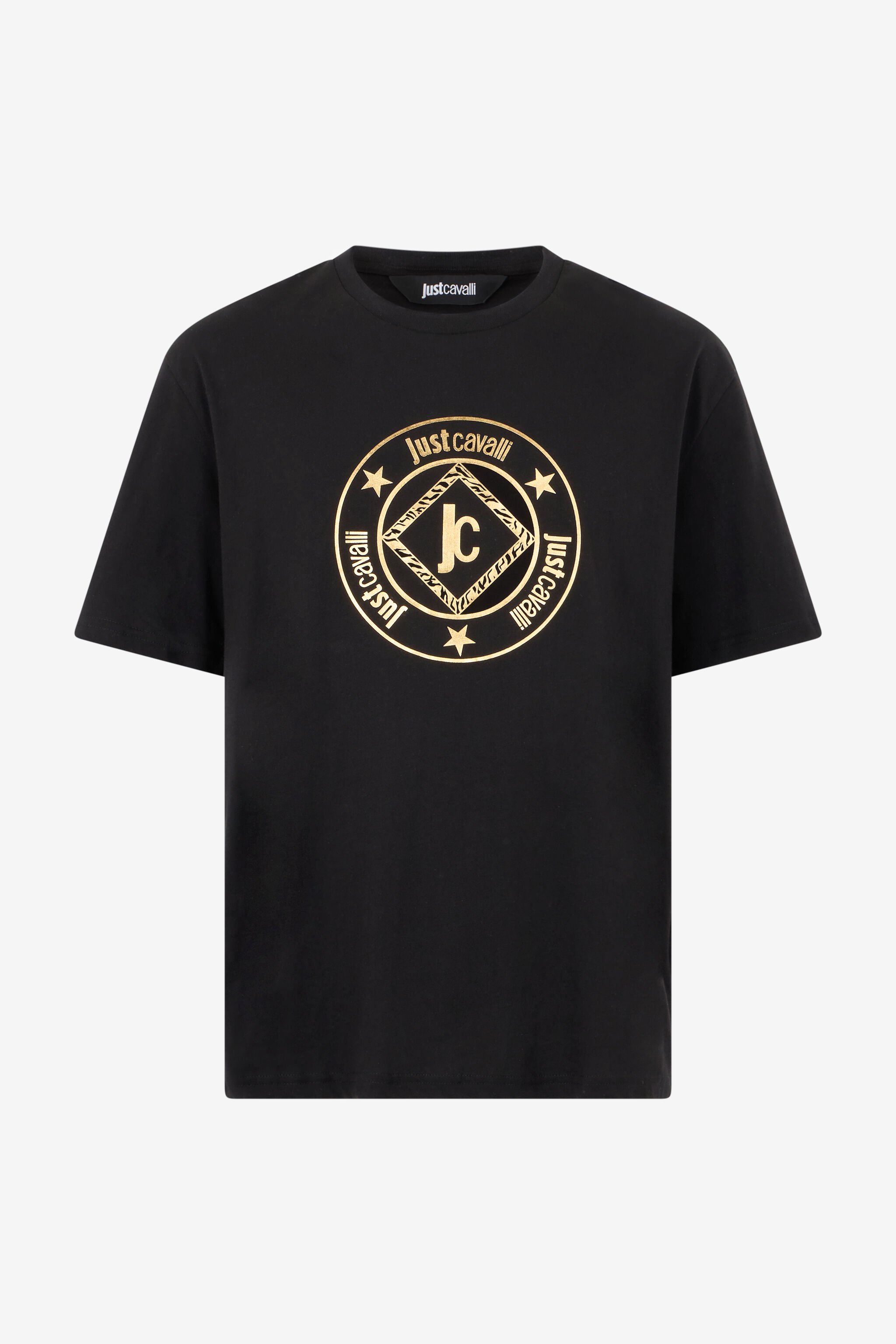 JC Black T-Shirt With Logo BLACK RRT939-RR201