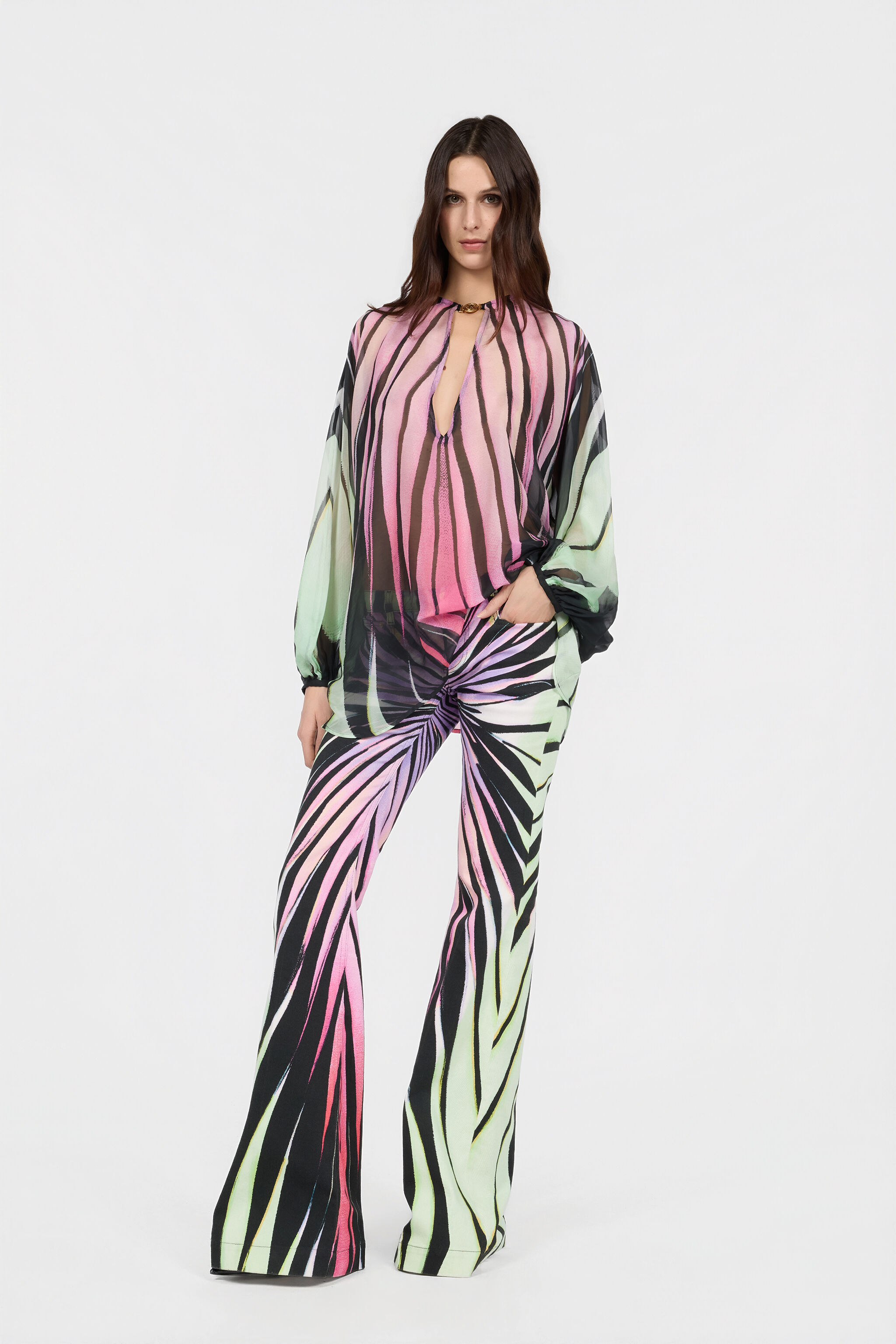 RC Kaftan con Stampa Ray Of Paradise MULTICOLOR XKW032-HNM33