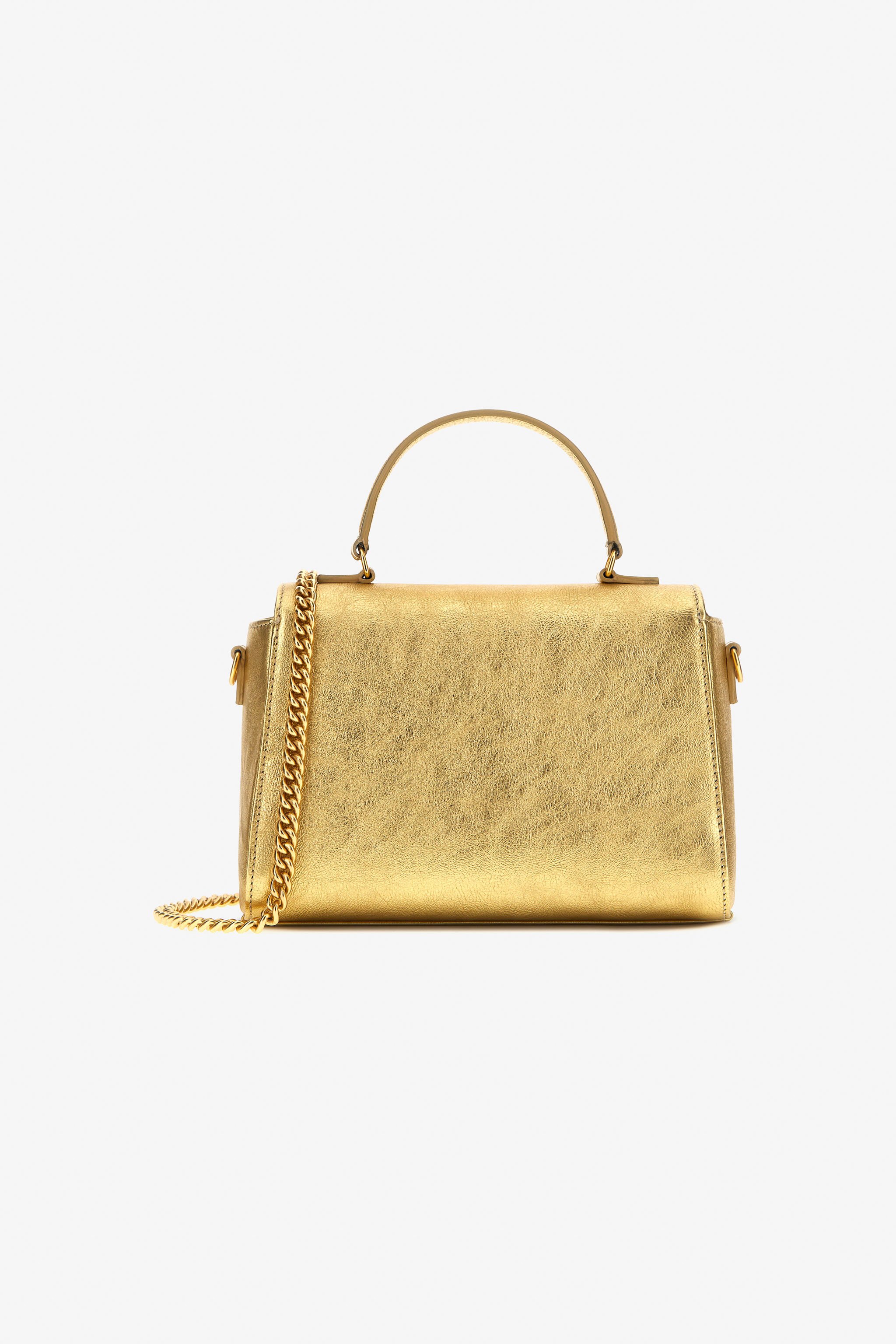 RC Mirror Snake Shoulder Bag Gold NOB00A-PZ297