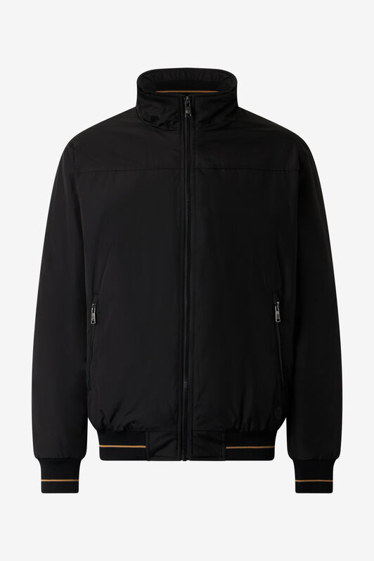 RC Padded Bomber Jacket with Zip Black OOT40A-SBO02