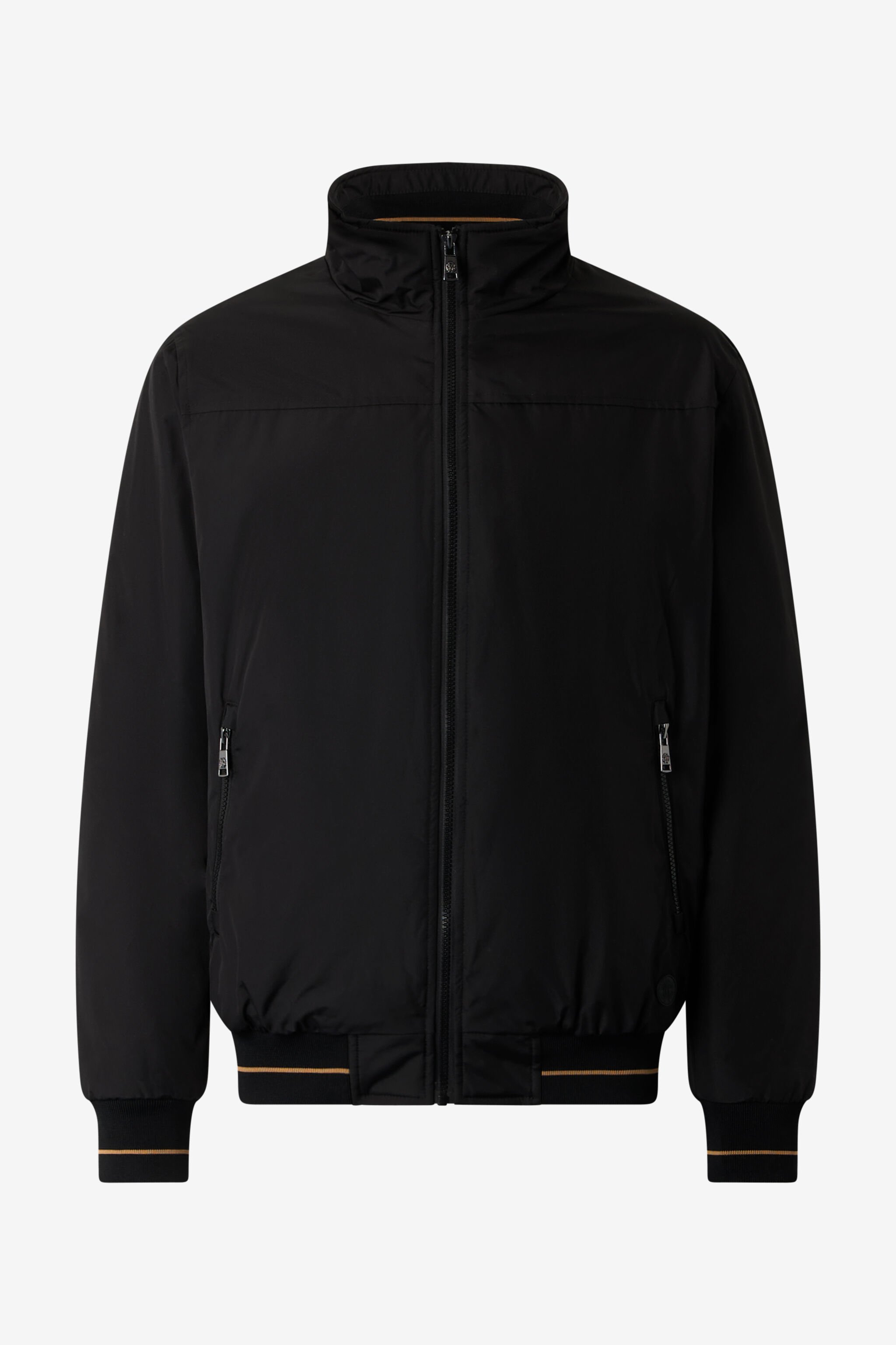 RC Padded Bomber Jacket with Zip Black OOT40A-SBO02