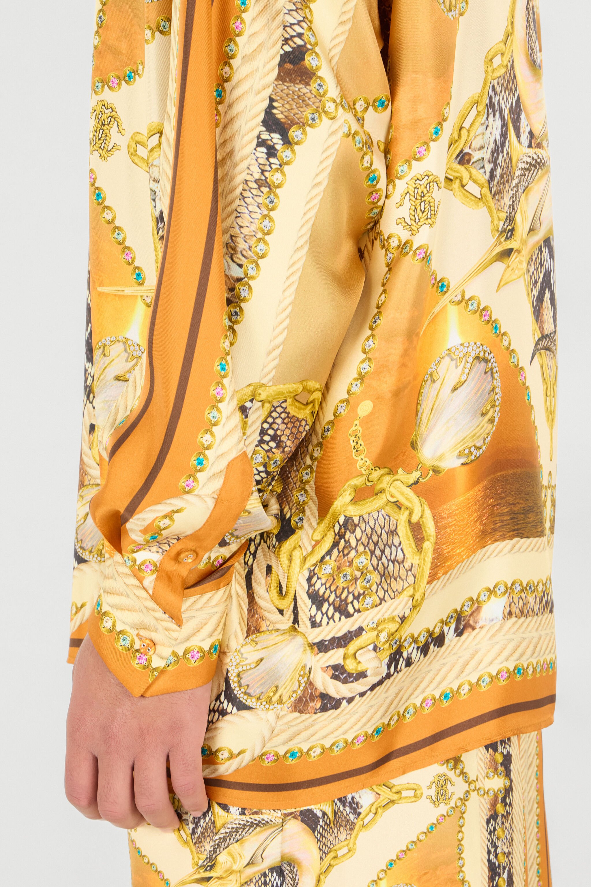 RC Man Silk Shirt Orange UMT723-4QP14