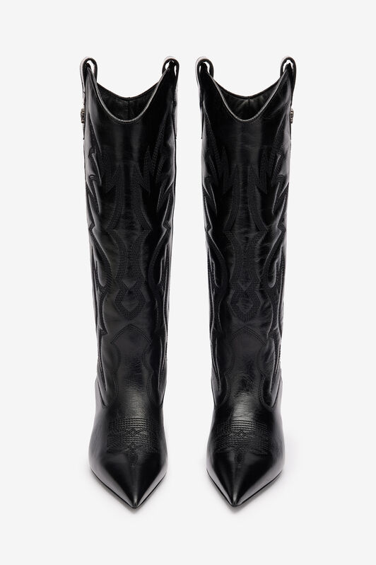 RC Bottes À Motif Flammé Noir UKS025-PZC66
