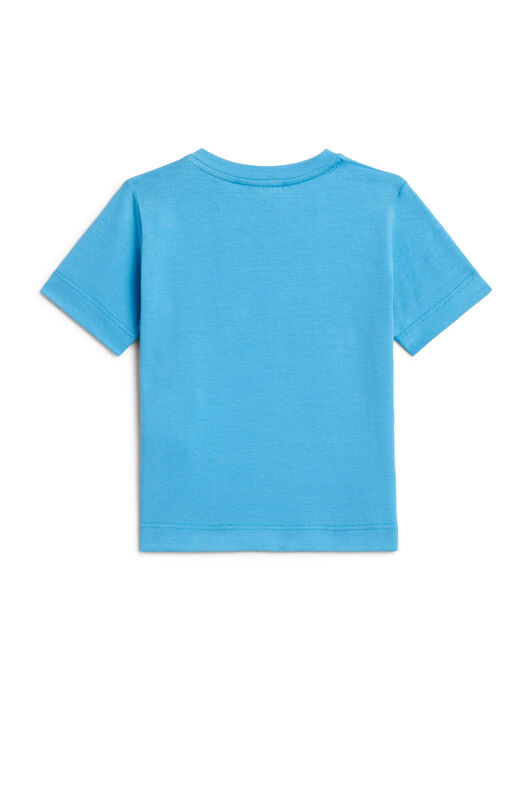 JU Blue graffiti logo T-shirt JU Blue graffiti logo T-shirt HORIZON BLUE IJT689-JV025