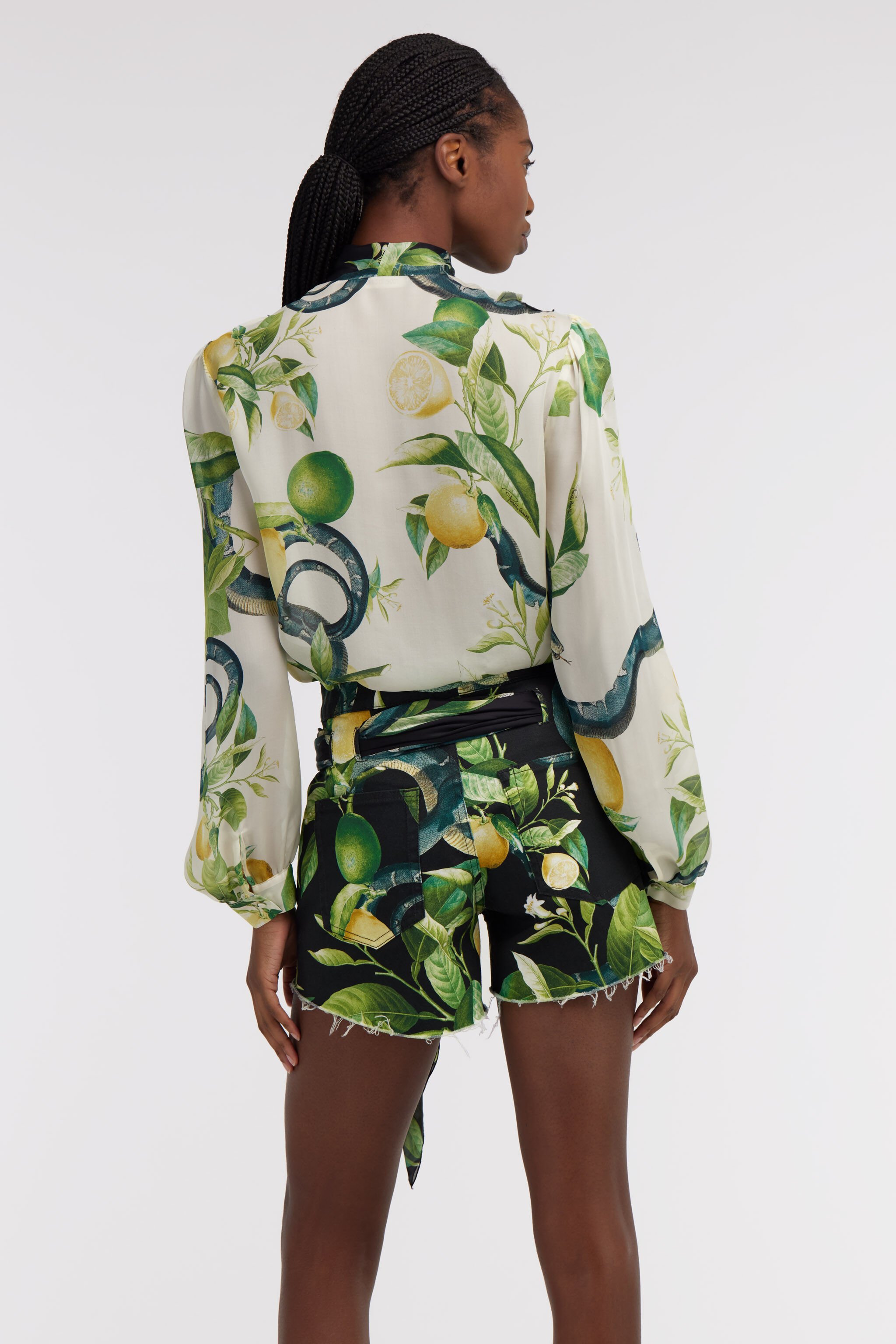 RC Lemon print shirt Ivory SKT706-CTI89