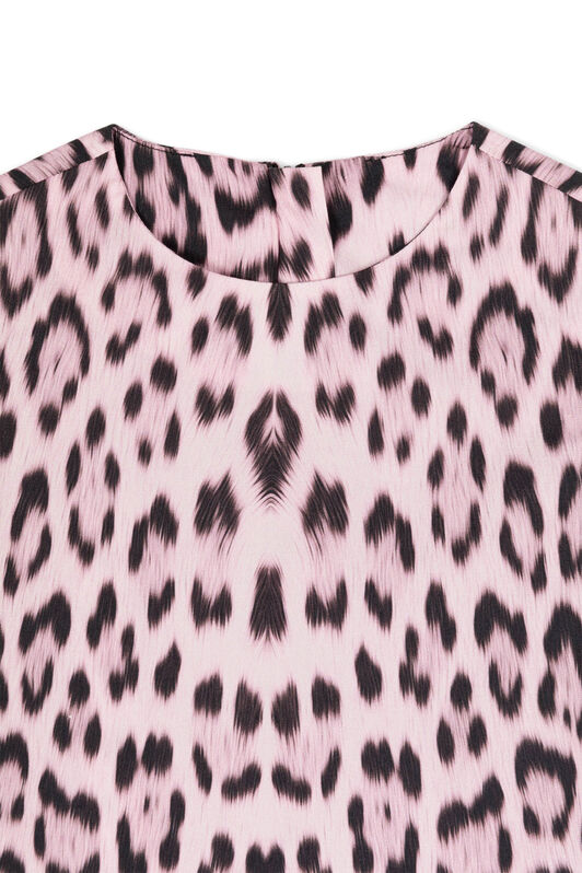 JU Leopard-Print Cotton Dress JU Leopard-Print Cotton Dress ROSE/BLACK KJT161-QRS73