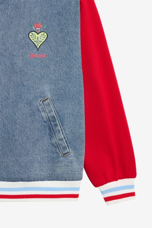 JC  LIGHT DENIM/RED BITT WFJ40C-DL008
