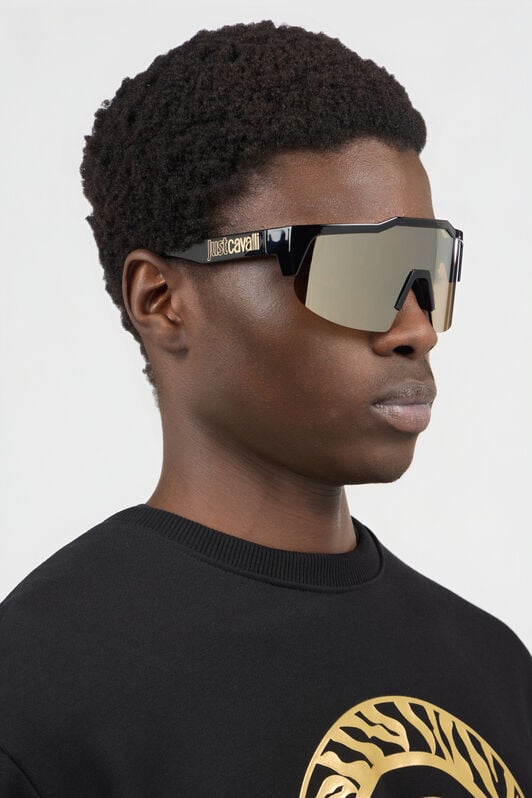 JC Occhiale da sole Just Cavalli SHINY BLACK GOLD UALD34-ID231