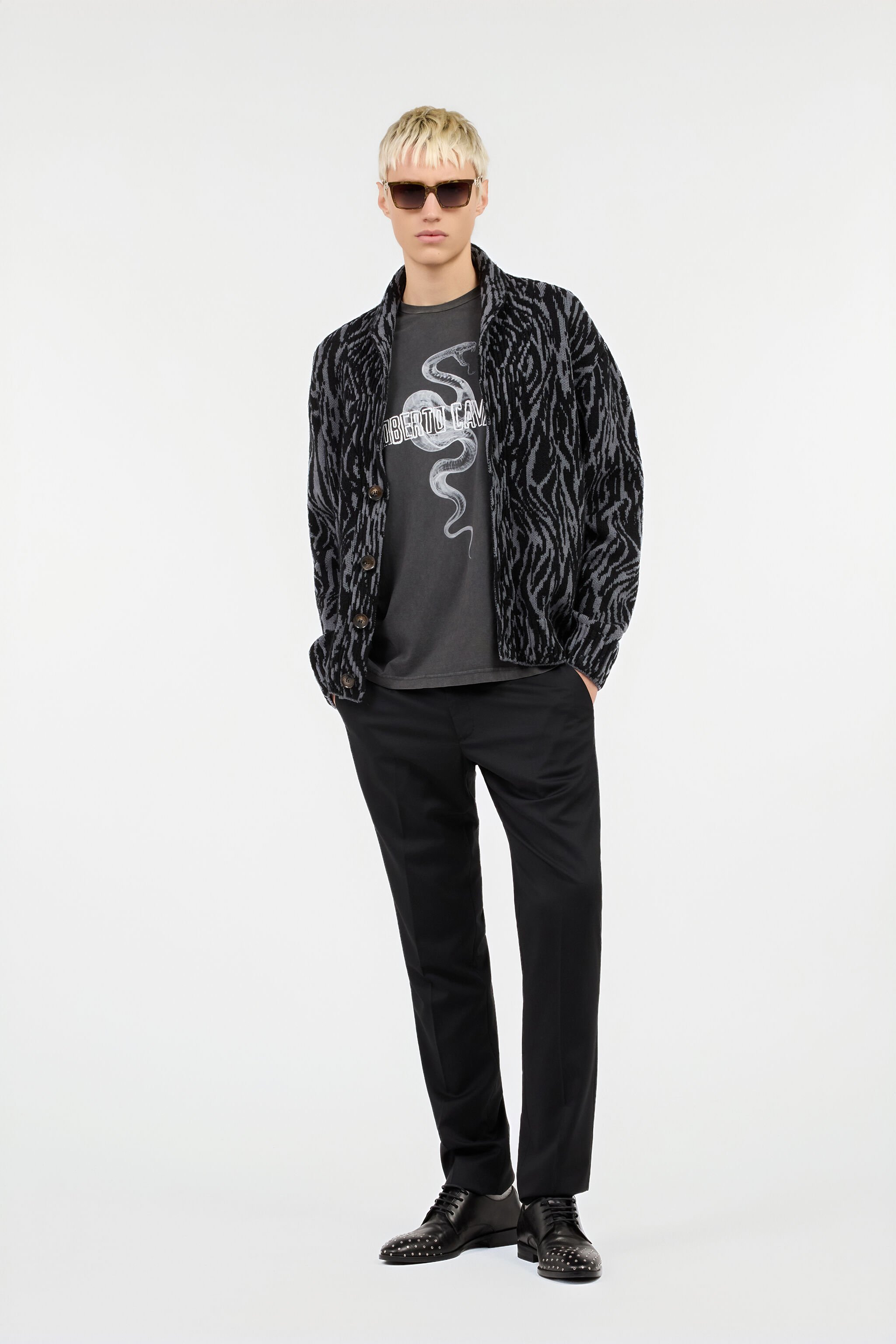 RC Pantaloni Sartoriali Neri in Lana RC Pantaloni Sartoriali Neri in Lana NERO 191101 PST20U-WP064