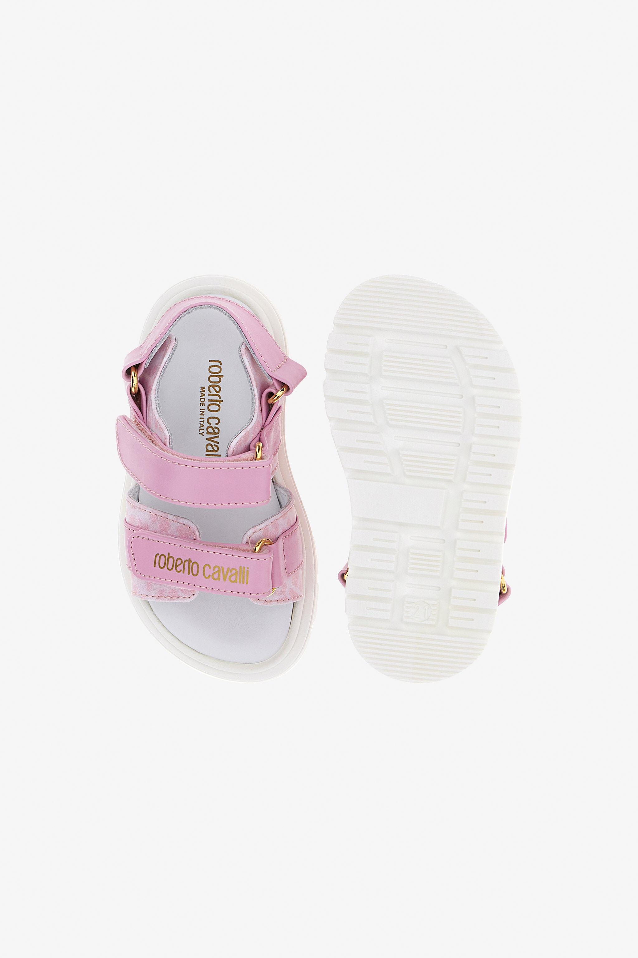 JU RC Logo Sandals white/jaguar pink/go SJS00I-PZJ02