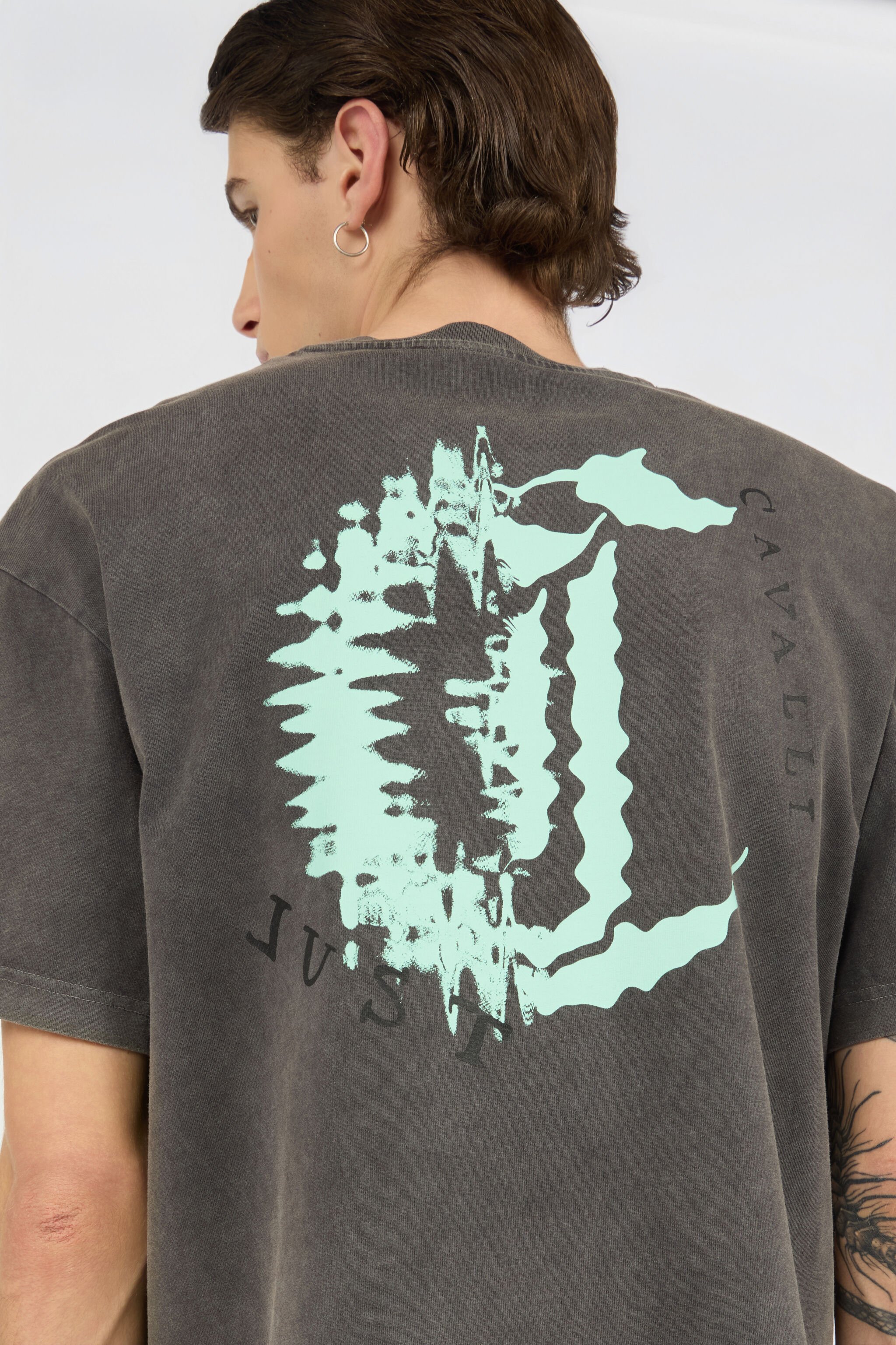 JC T-shirt Nera con Grafica Tiger Palm JC T-shirt Nera con Grafica Tiger Palm BLACK WFT057-WF087