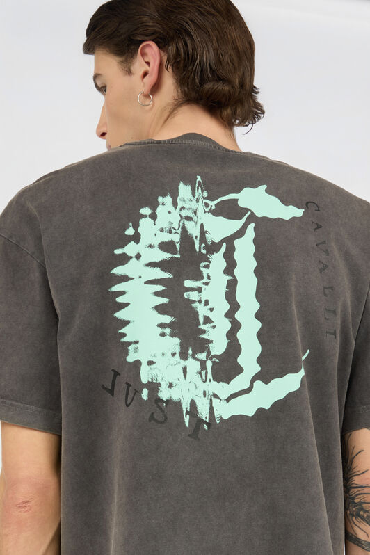 JC T-shirt Nera con Grafica Tiger Palm JC T-shirt Nera con Grafica Tiger Palm BLACK WFT057-WF087