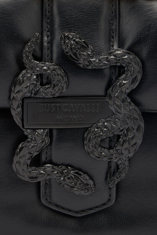 JC Small Crossbody Bag With Mirror Snake Black UFB058-UF427