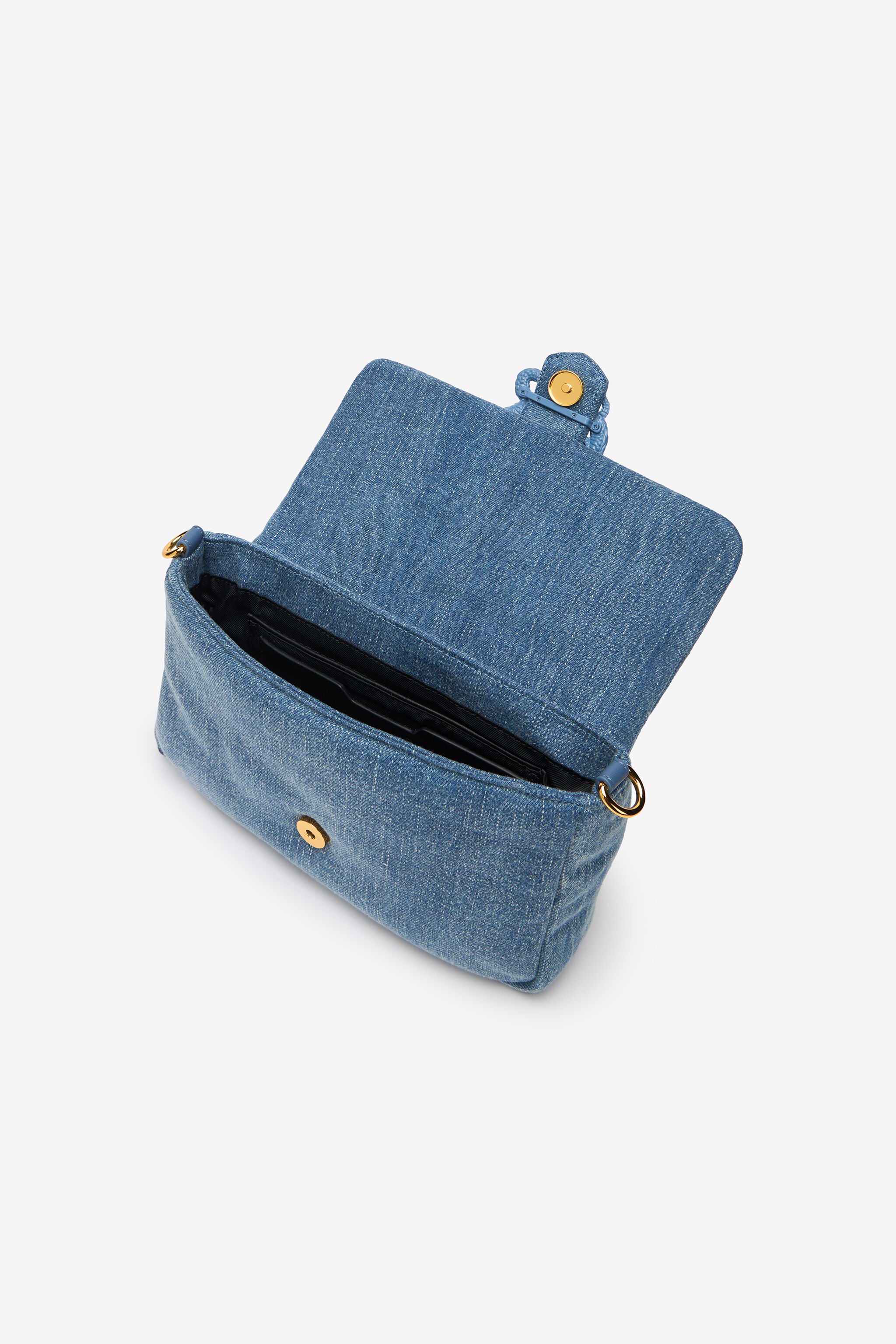 JC Borsa A Spalla in Denim INDACO CHIARO UFB050-UF419