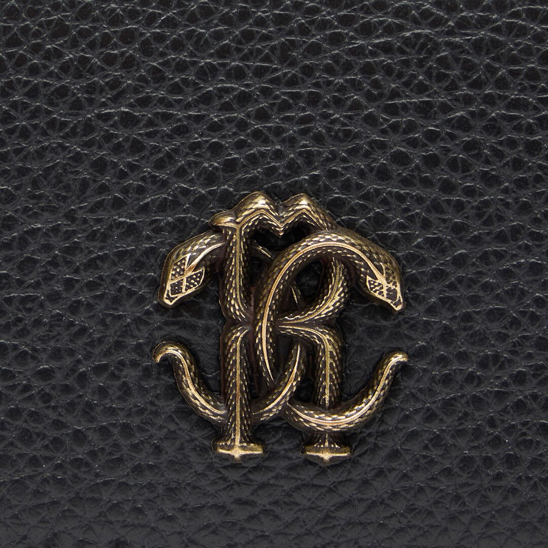 RC Portafoglio Nero con Catena e Monogram RC BLACK QOA00D-PZO37