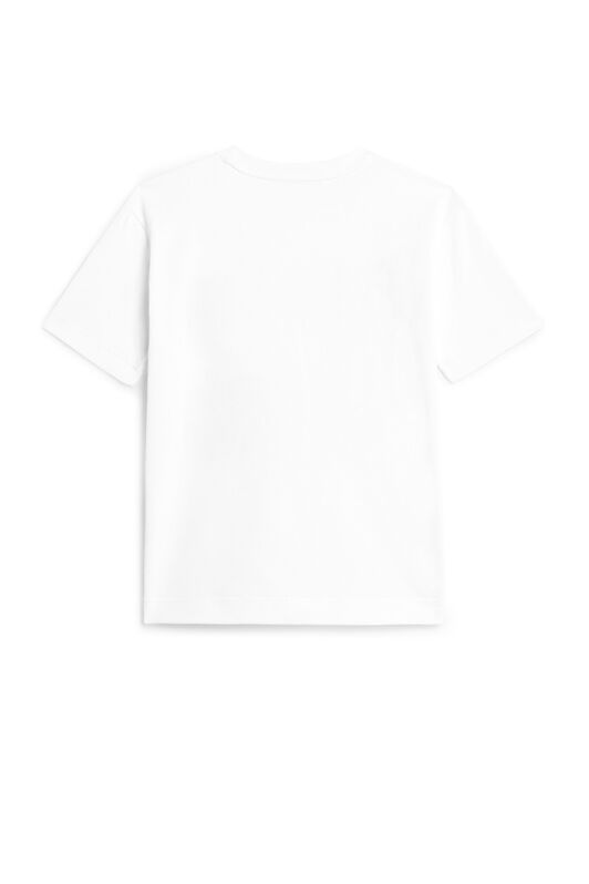 JU T-Shirt mit Laughing Tigers Print JU T-Shirt mit Laughing Tigers Print MILKY WHITE JJT60A-JV025