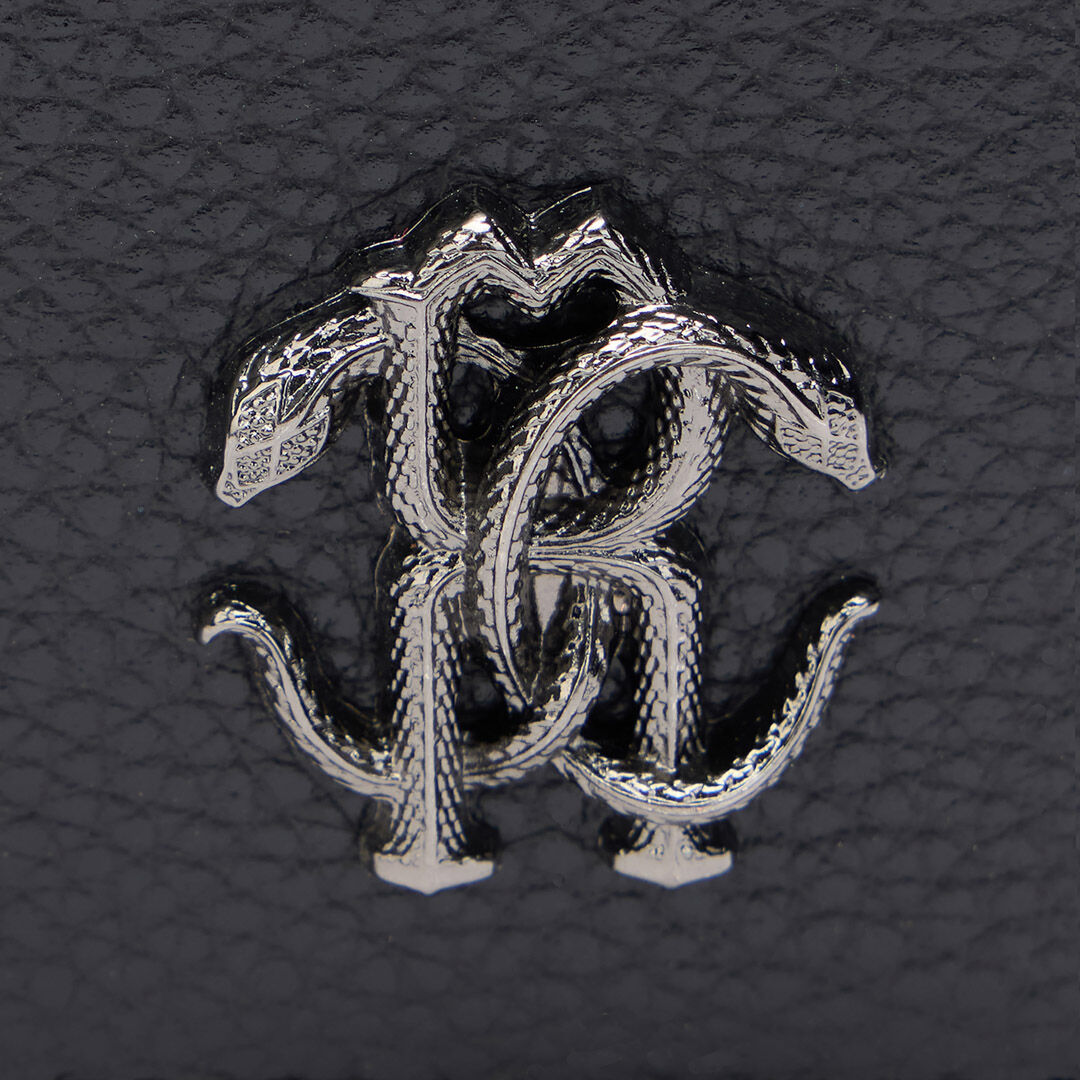 RC Black Wallet With Monogram RC BLACK QOA00A-PZO37