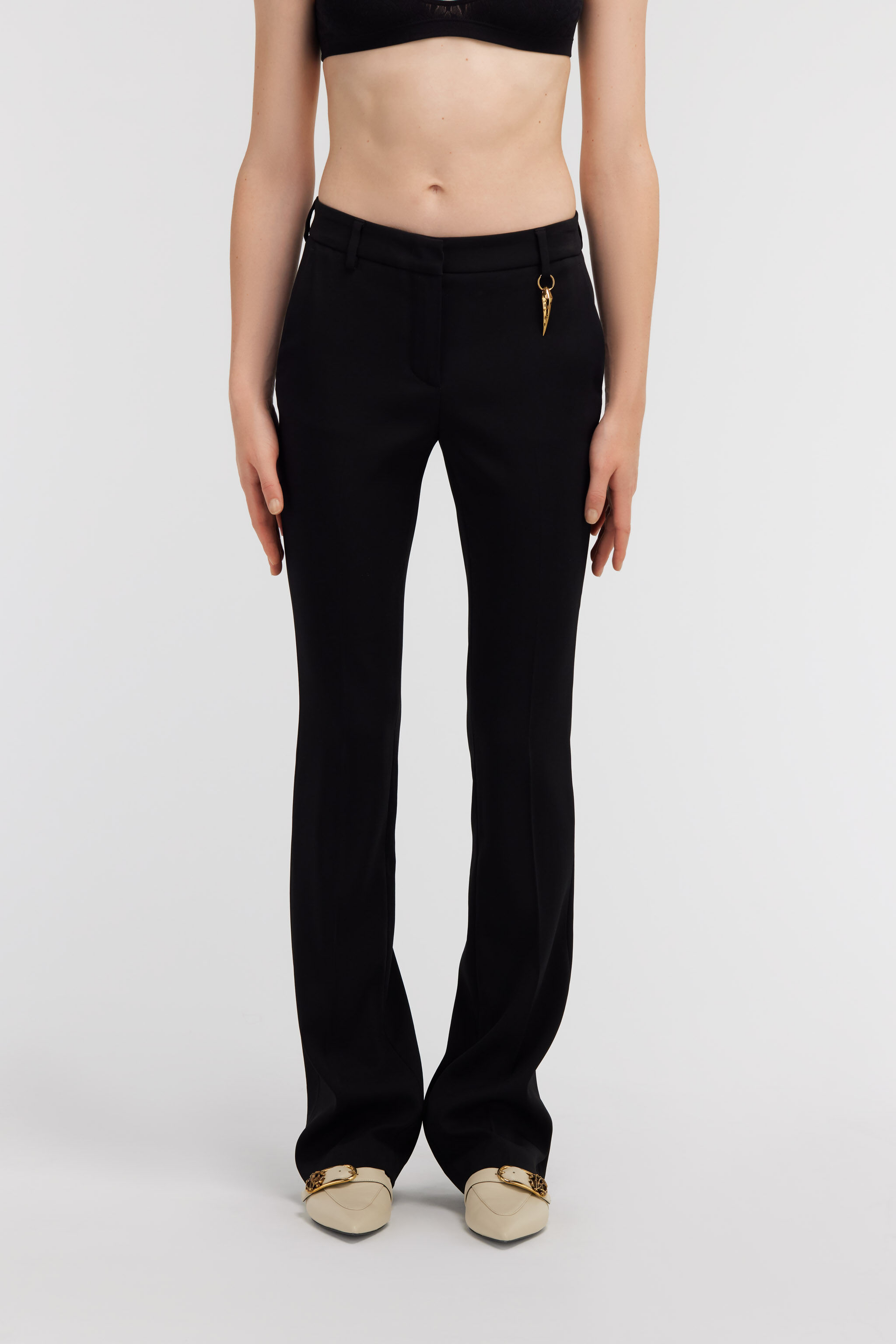 RC Pants with fang detail Black SKT207-HR001