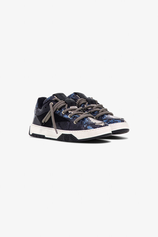RC Sneakers basses Bleu foncé TRS037-PZ16A