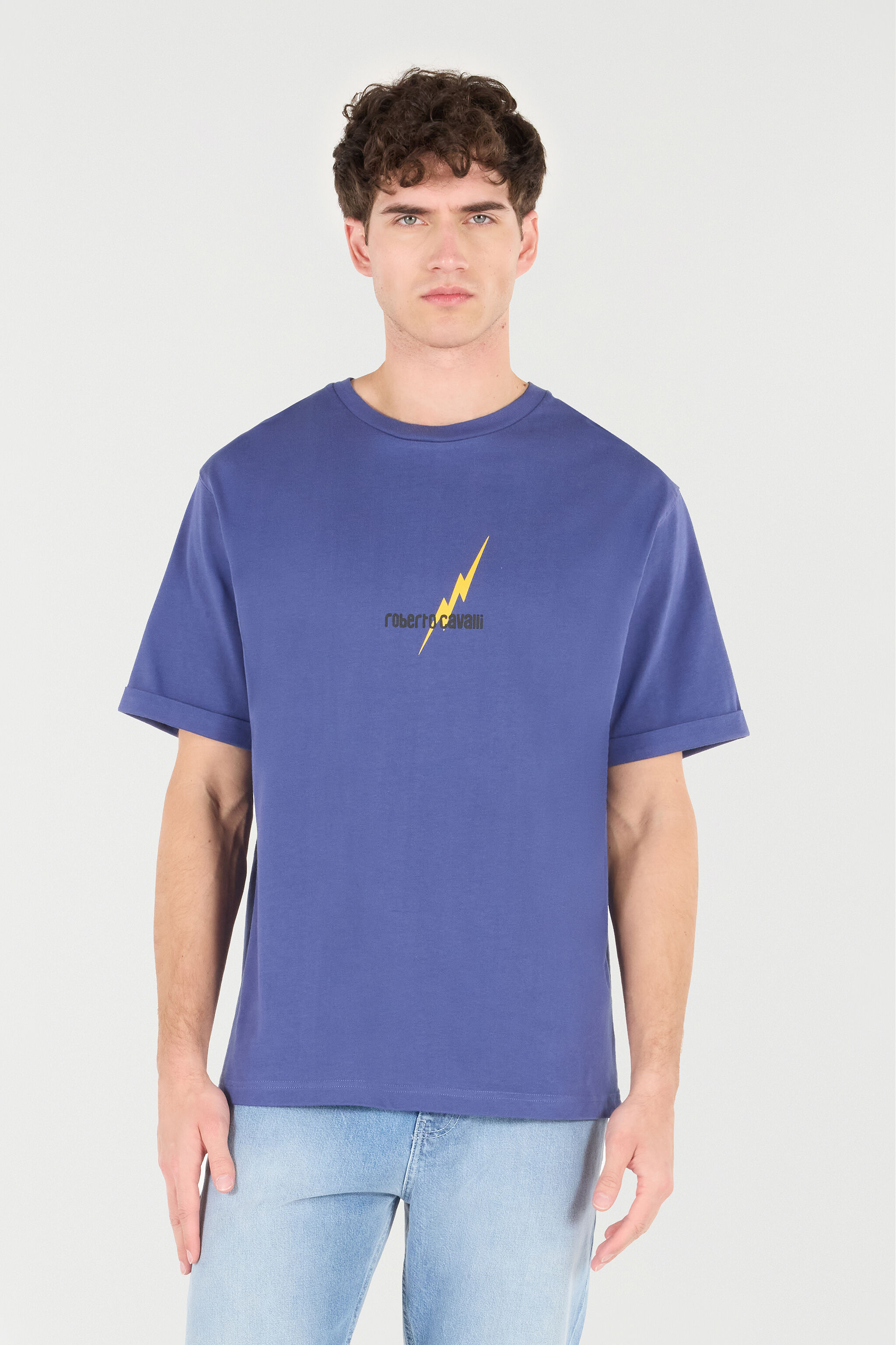 RC T-Shirt Con Stampa E Logo NAVY POT62B-JD060