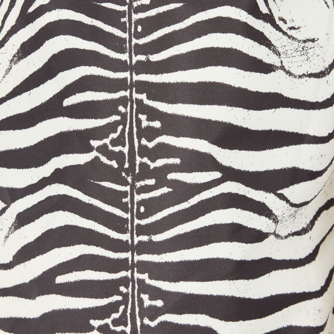 RC Zebra-Print Swim Shorts Black/White URH02M-5RN49