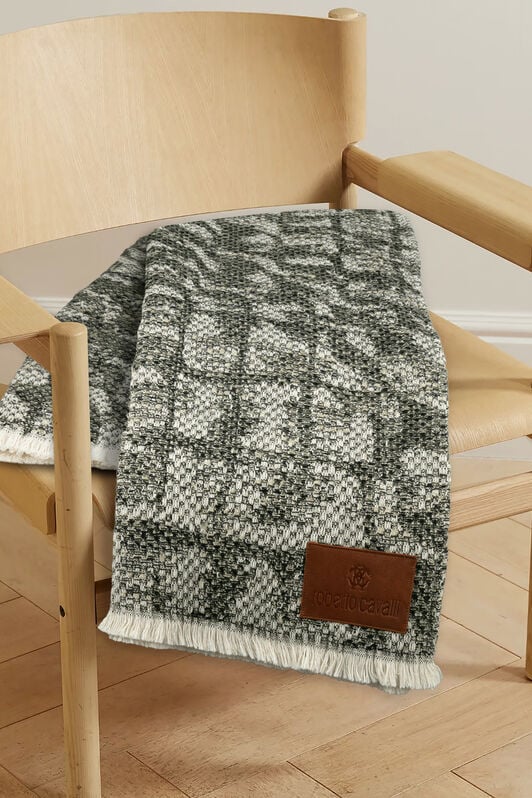 HO Plaid Jacquard Glitch BLACK & GRAY VALH03-IH012