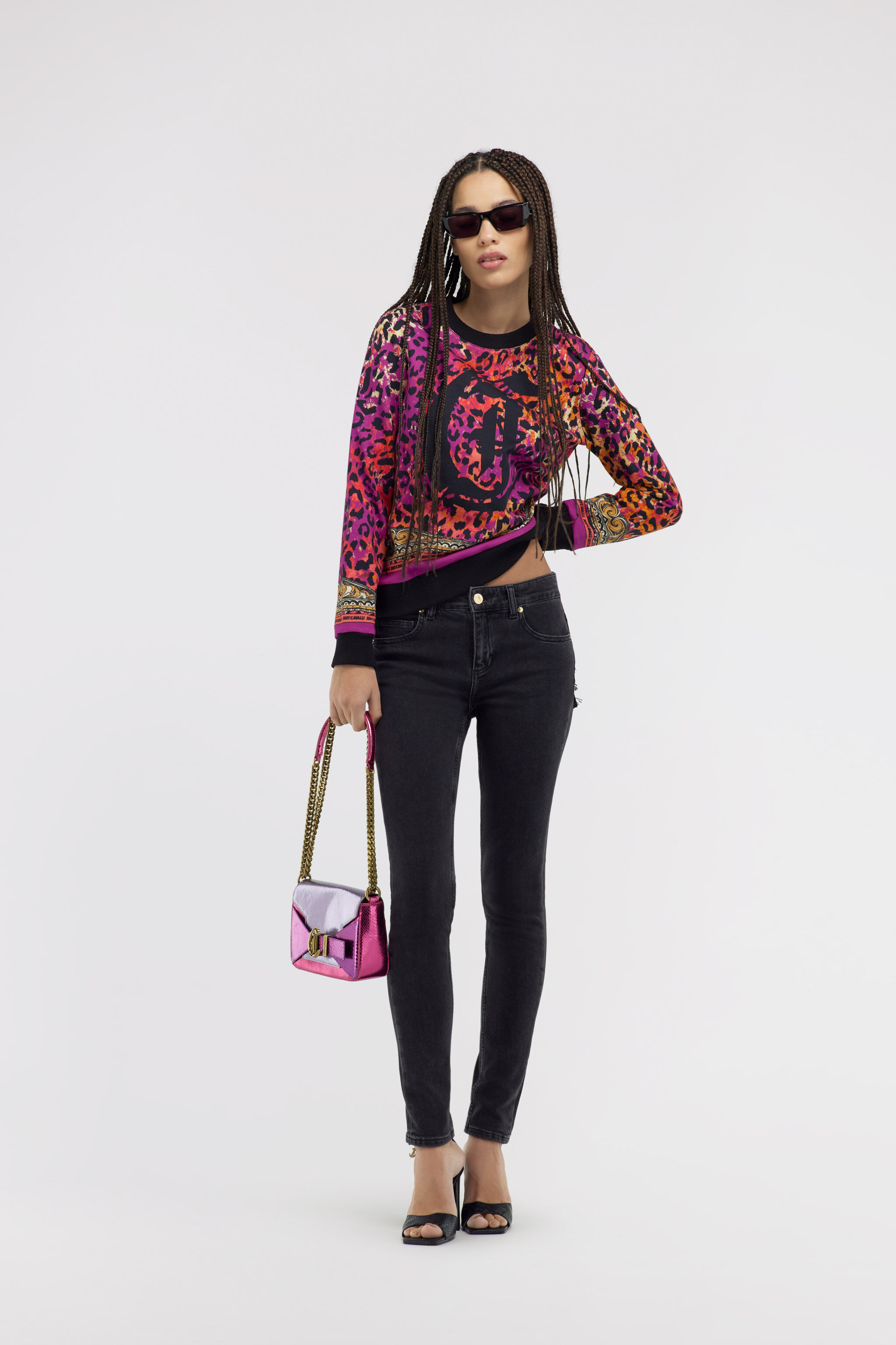JC Just Cavalli denim Black SFJ007-SF848