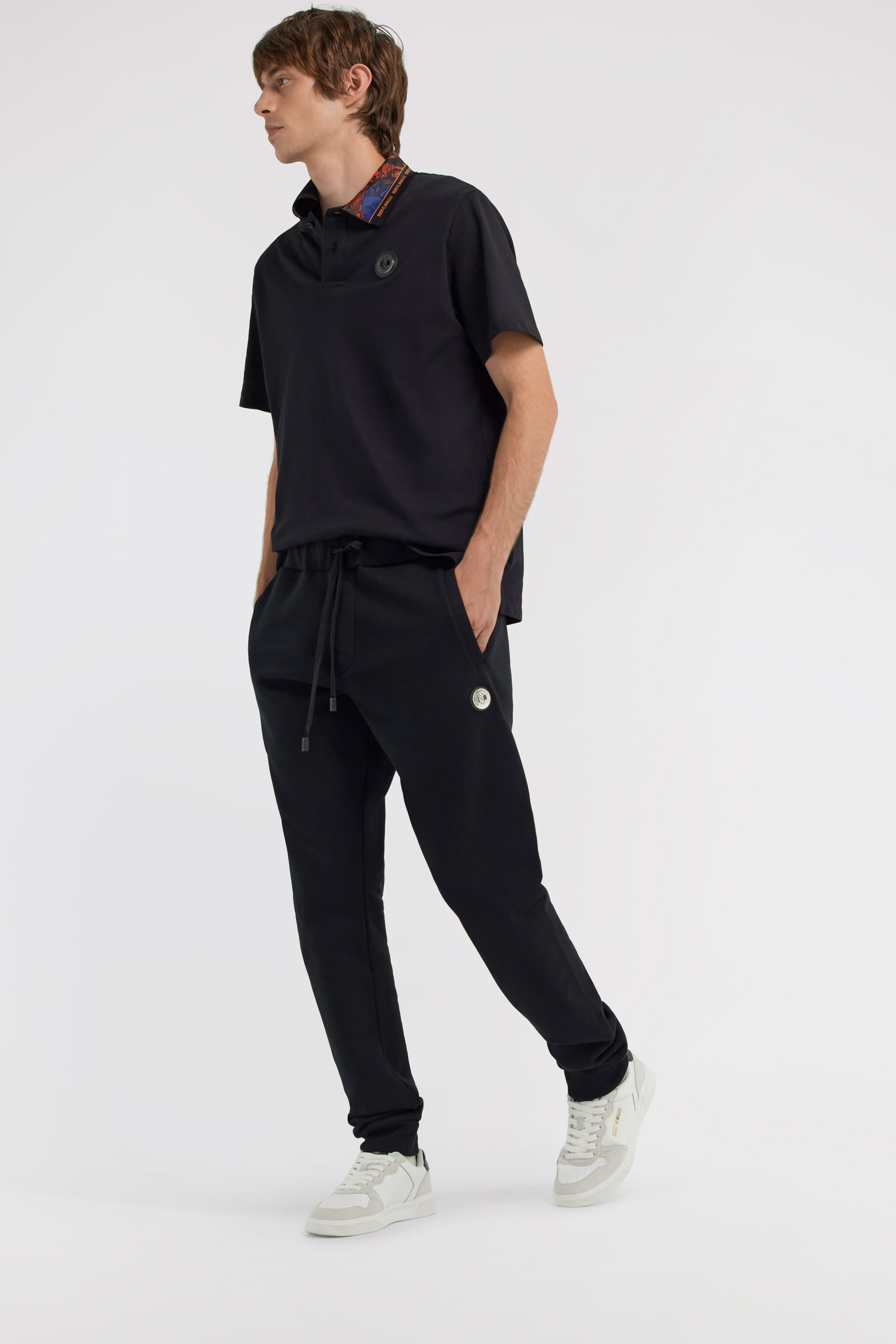 JC Just Cavalli Pants Black TFT007-TF008