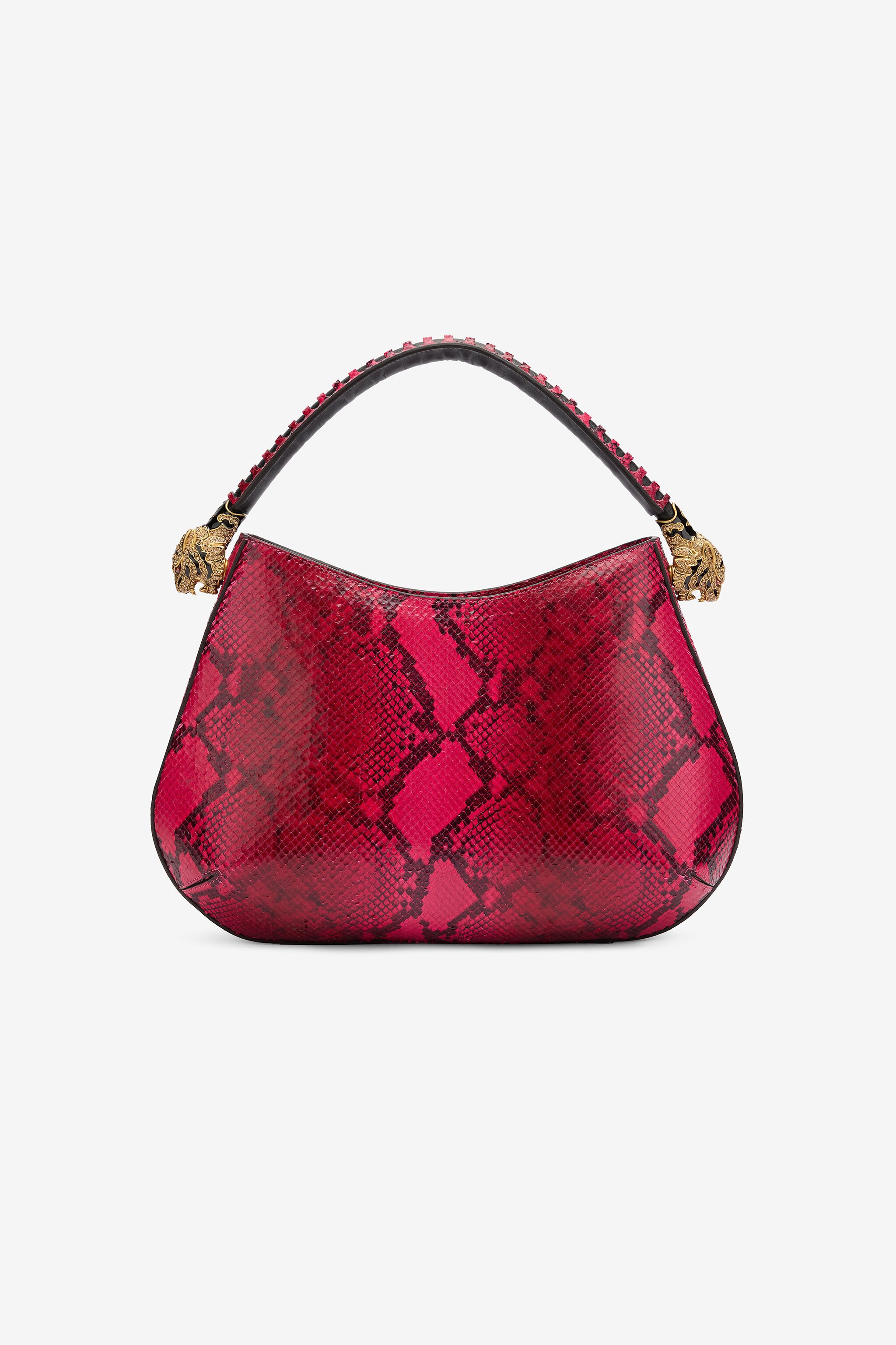 RC Python-Print Hobo Roar Bag Fuchsia TKB022-PZP02