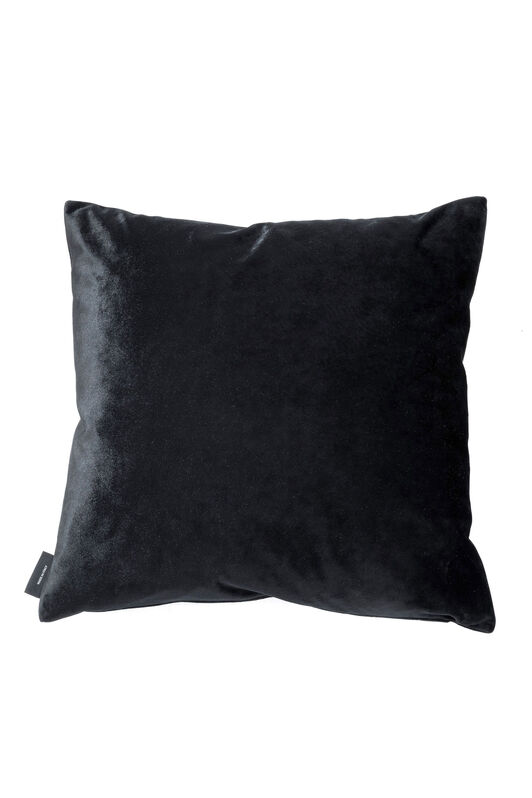 HO Jaguar Head-Appliqué Velvet Cushion Black NALJAI-JC###