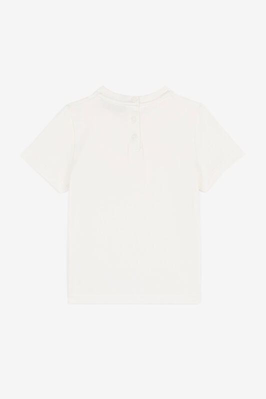 JU Logo-Print T-Shirt White OJT605-ISA2J