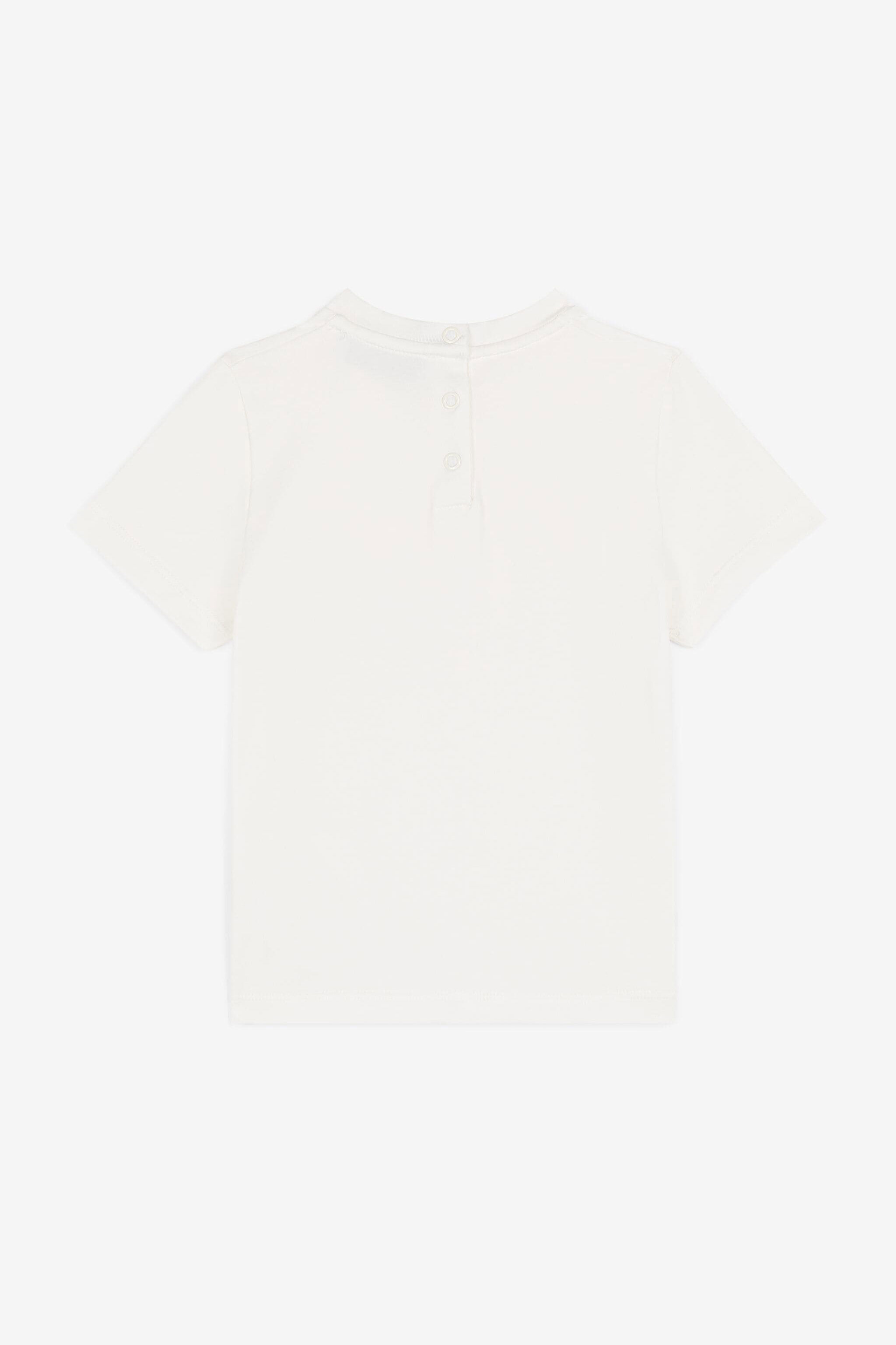 JU Logo-Print T-Shirt White OJT605-ISA2J