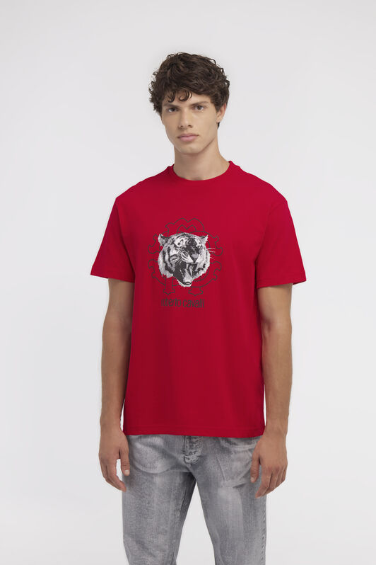 RC T-shirt with Jaguar logo and print RC T-shirt with Jaguar logo and print Red NOT60Q-JD060