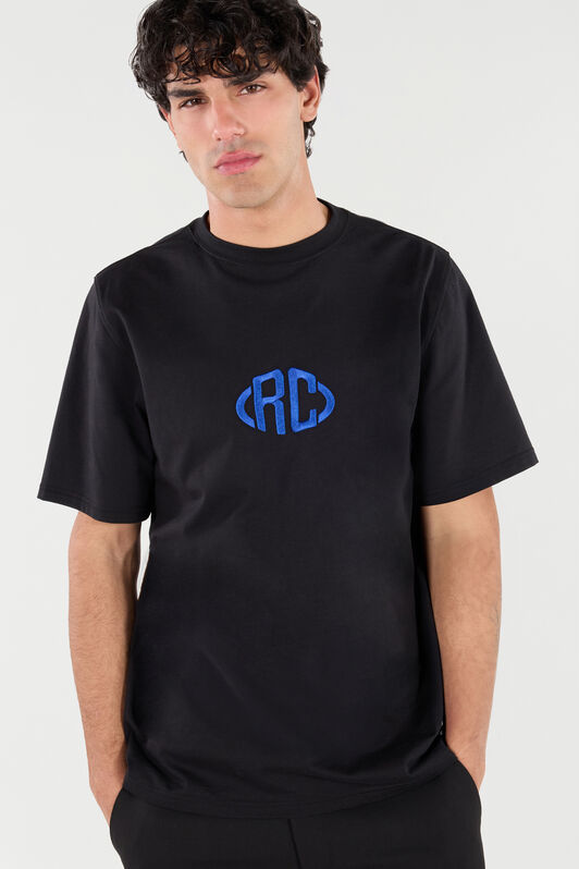 RC Cotton T-Shirt with Monogram RC Cotton T-Shirt with Monogram Black VRT61C-JD060