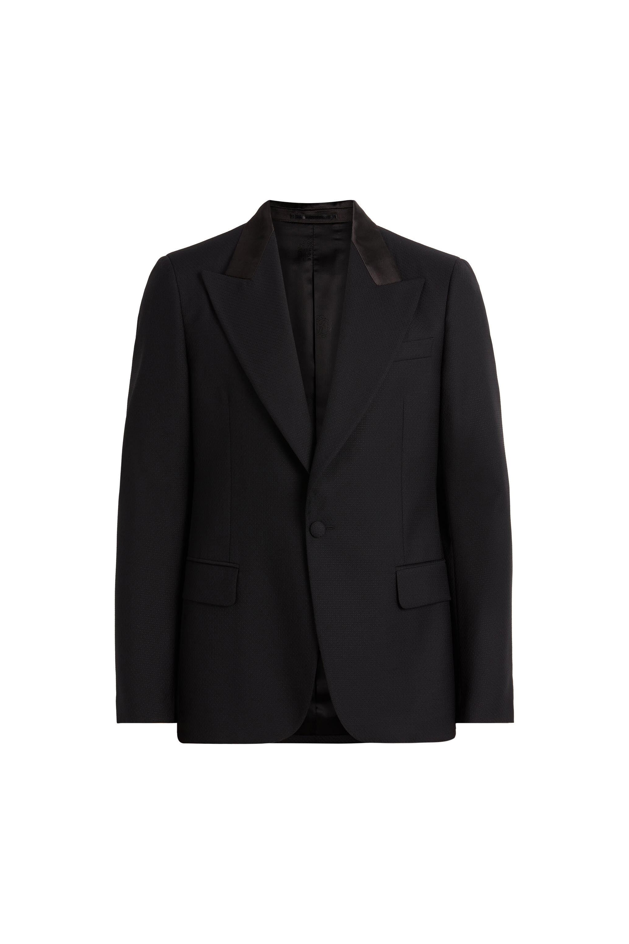 RC Costume deux pièces en laine coupe slim Noir MNT916-MQ037