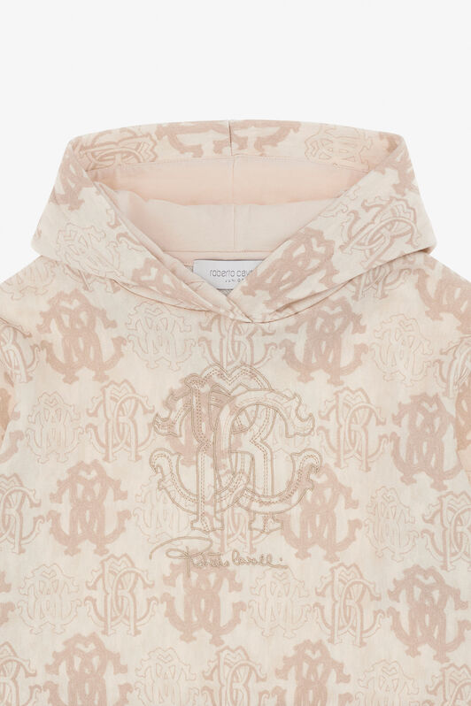 JU Sweatshirt With All-Over RC Monogram Light brown TJT68A-5OM07