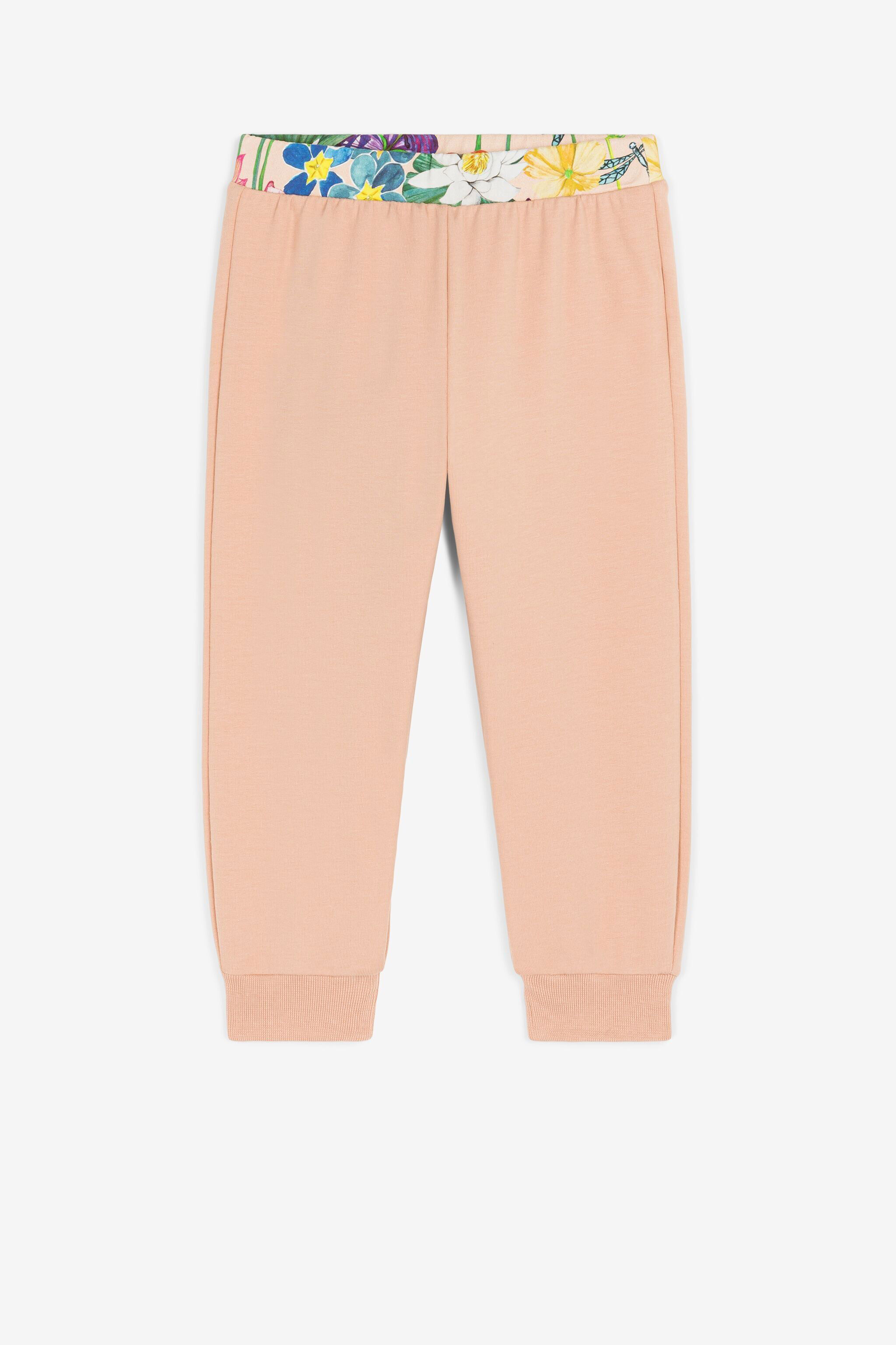 JU Flower-Print Sweatpants Pink PJT257-CF050