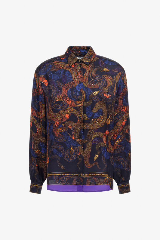 JC Camicia Just Cavalli Blu scuro TFT119-TF184