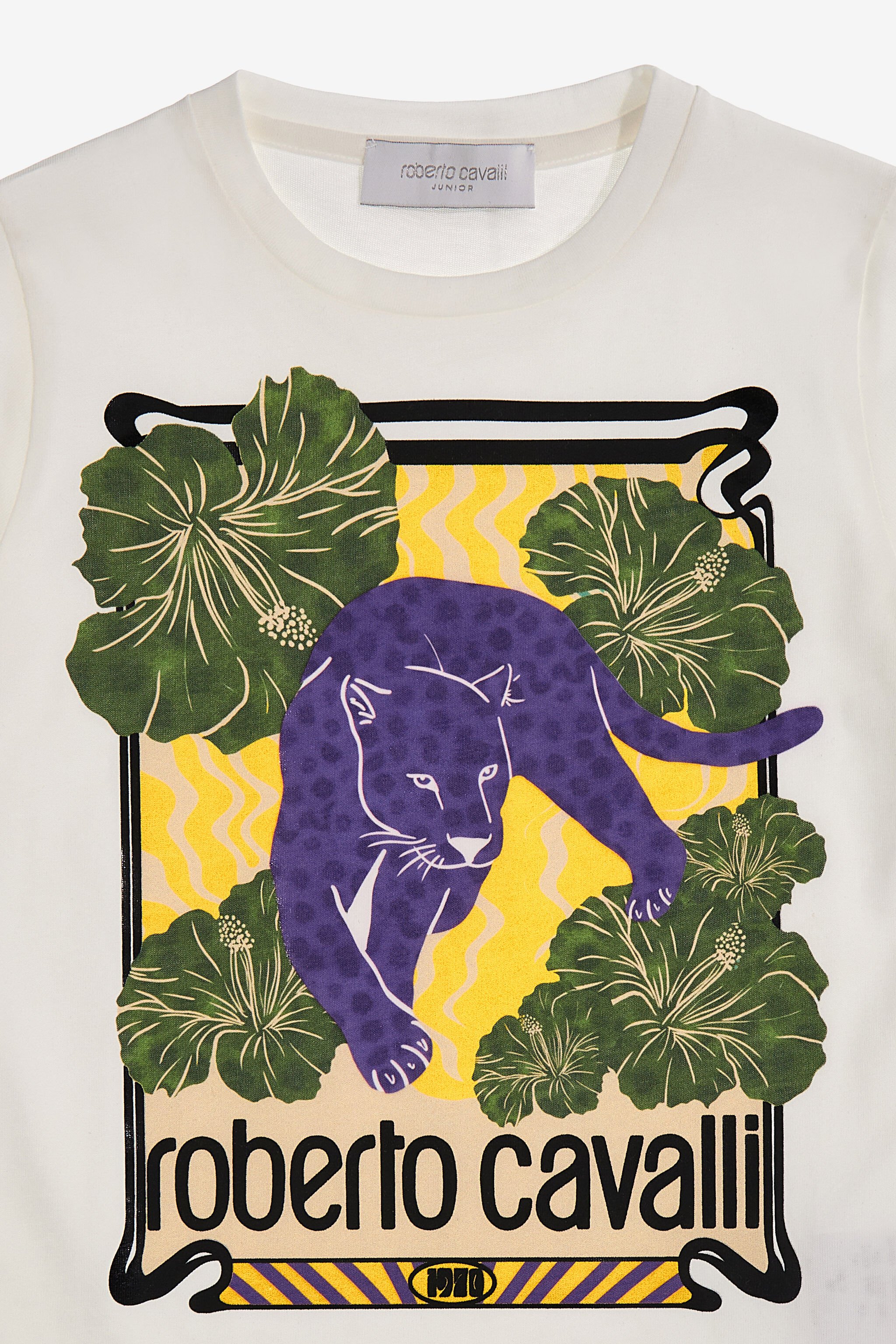 JU T-shirt with Logo and print White SJT627-JD001
