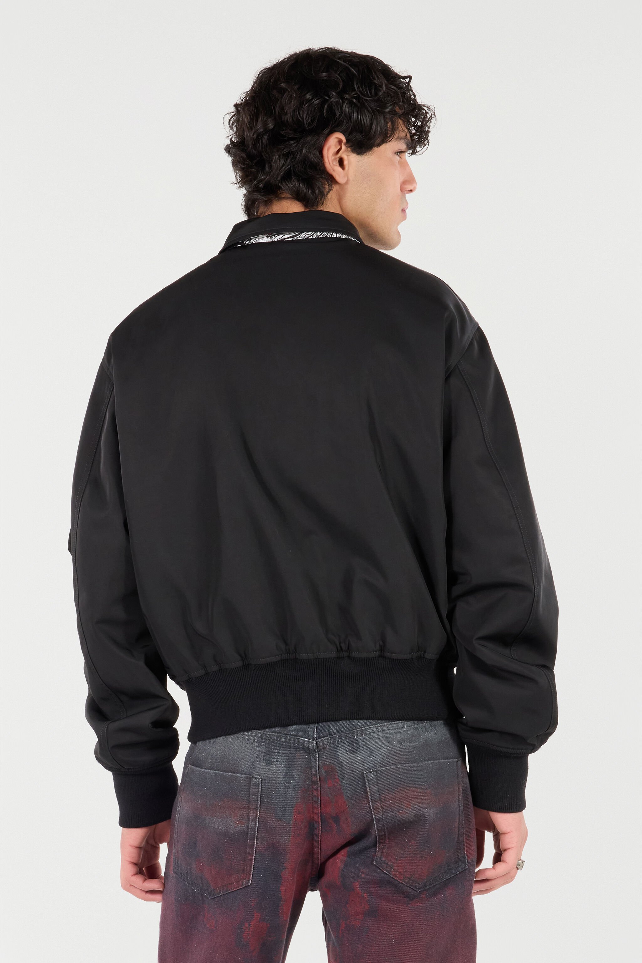 RC Reversible Bomber Jacket with Dragon Black VNT473-SB064