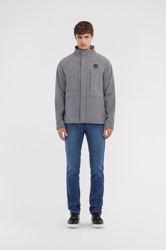 RC Padded down jacket with logo Gray NOT40I-SB001