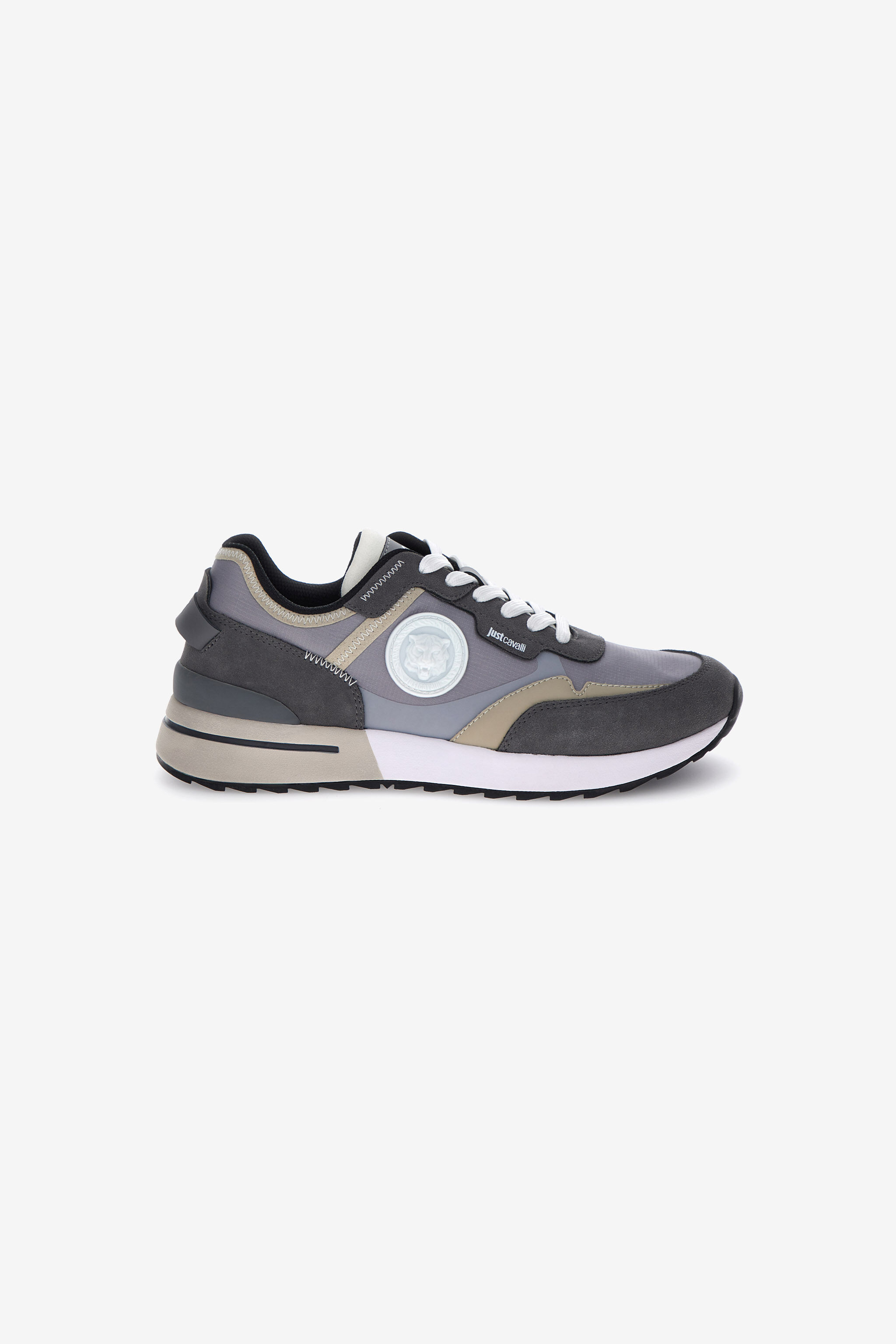 JC Scarpe running Just Cavalli Grigio RRS061-RR324