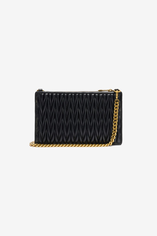 JC Clutch With Metal Lettering Black TFB063-TF428