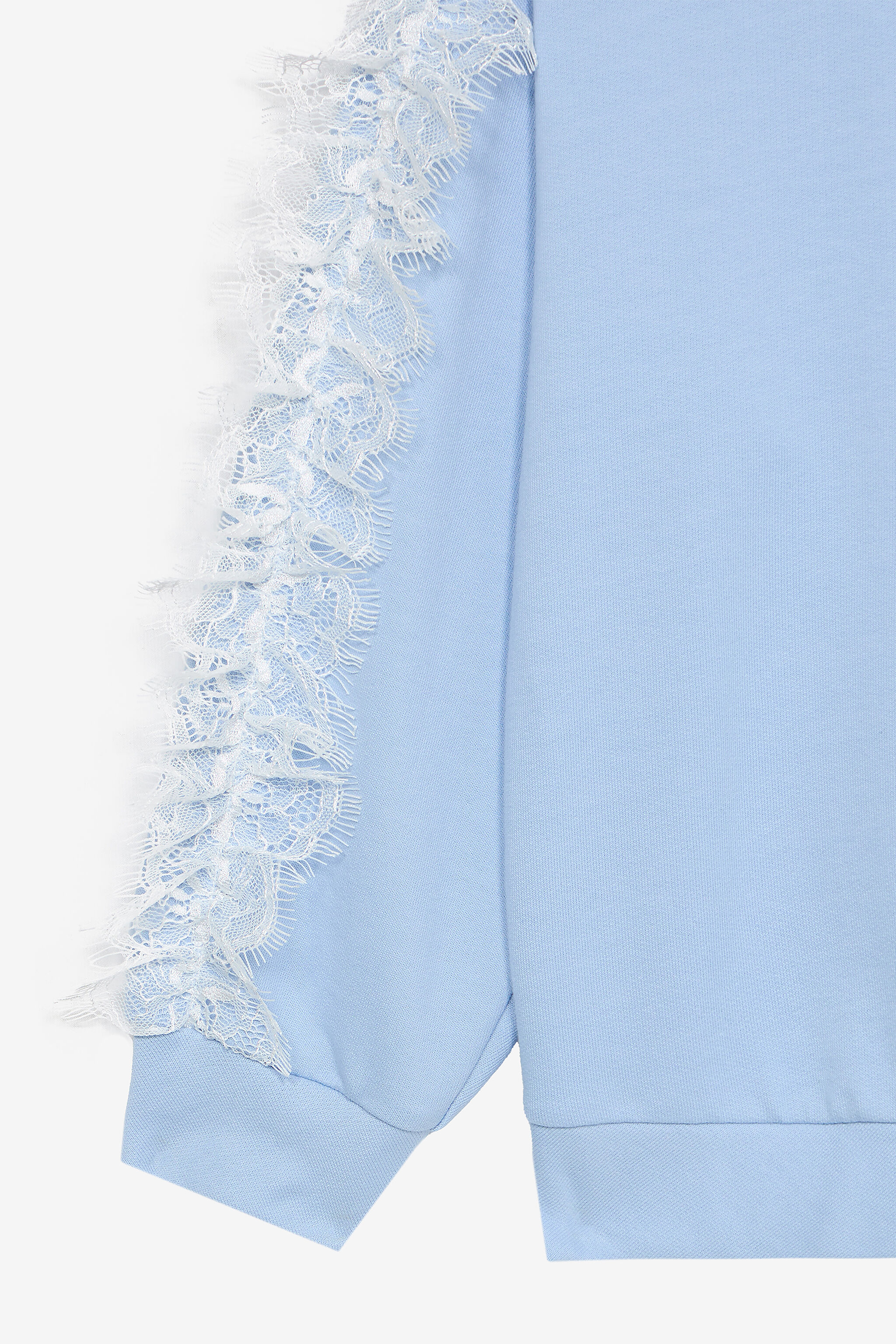 JU Sweatshirt With RC Monogram Light blue UJT66E-CF050