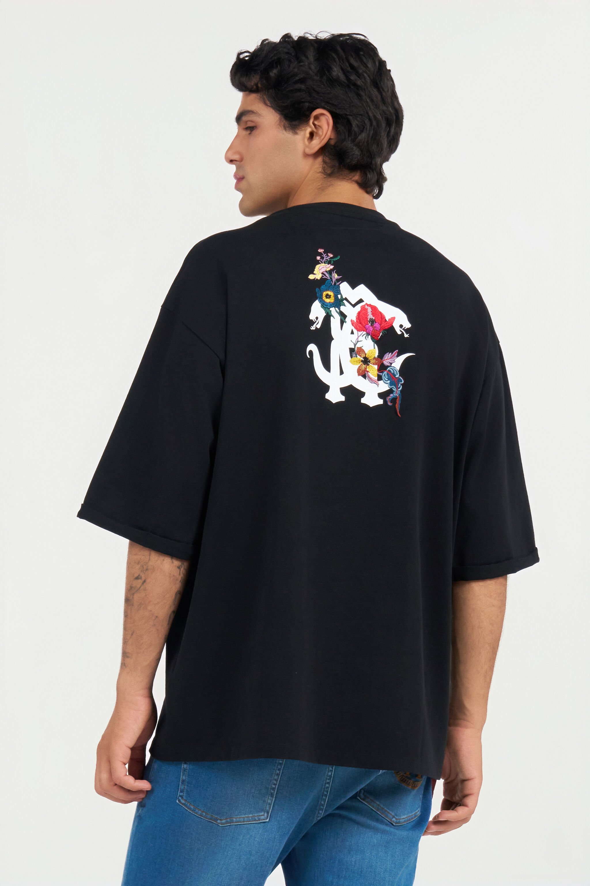 RC Oversize-T-Shirt BLACK WNT62B-JD060