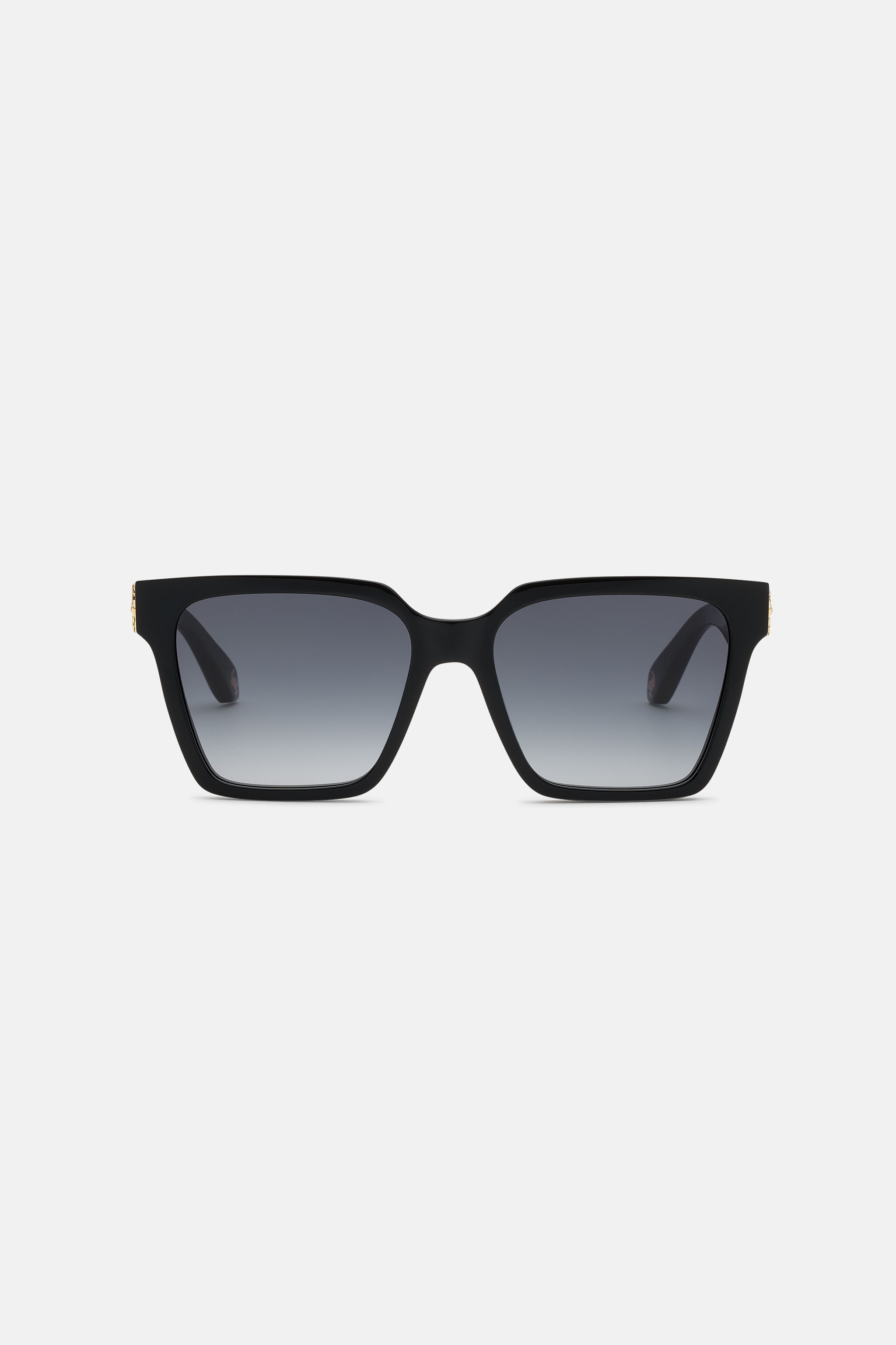 RC Wide front femenine sunglasses. SHINY BLACK VALD07-ID245