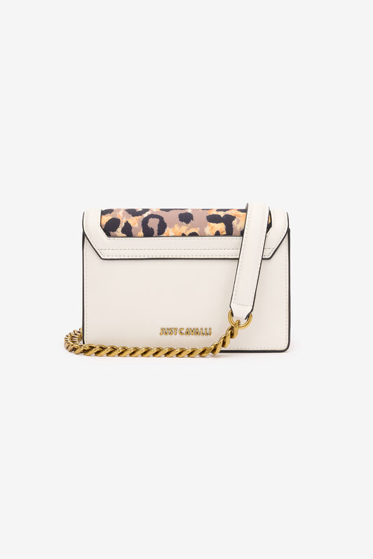 JC Crossbody Bag With Jaguar Skin Print White SFB139-SF631