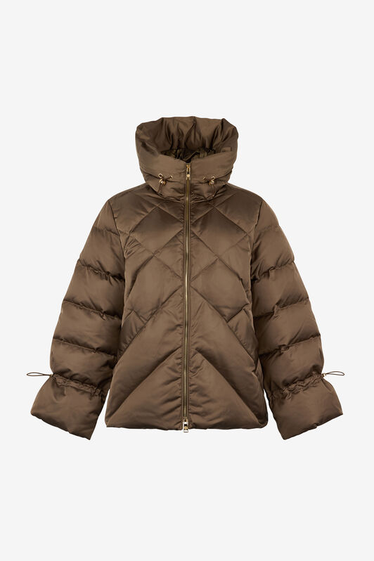 RC Braune Steppjacke MILITARY GREEN OOT40J-SBO03